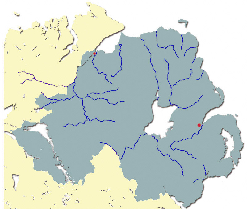 The Atlantic salmon rivers of Northern Ireland
